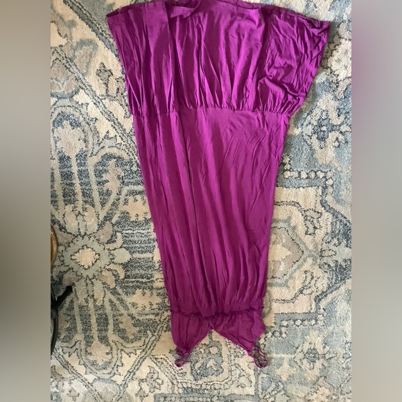 Purple spaghetti strap maxi - Picture 4 of 4